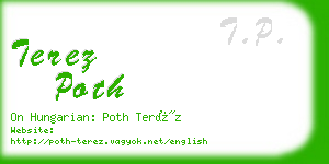 terez poth business card